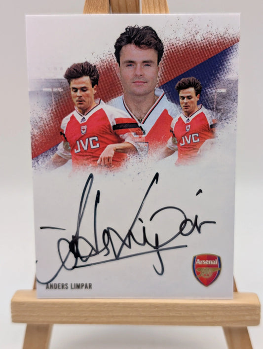 2025 Futera Anders Limpar /7 Auto Autograph Arsenal FRENLY BRICKS - Open 7 Days