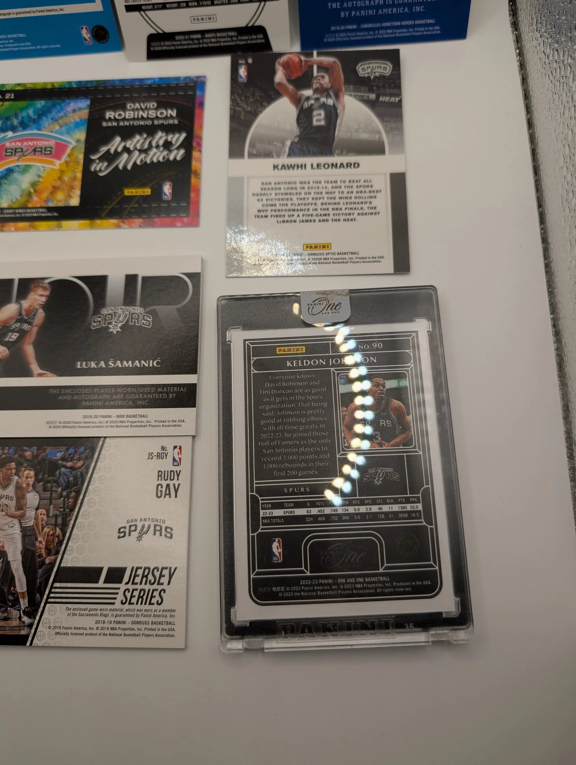 San Antonio Spurs NBA Basketball Card Lot, Rookies, Patch, Auto, George Gervin FRENLY BRICKS - Open 7 Days