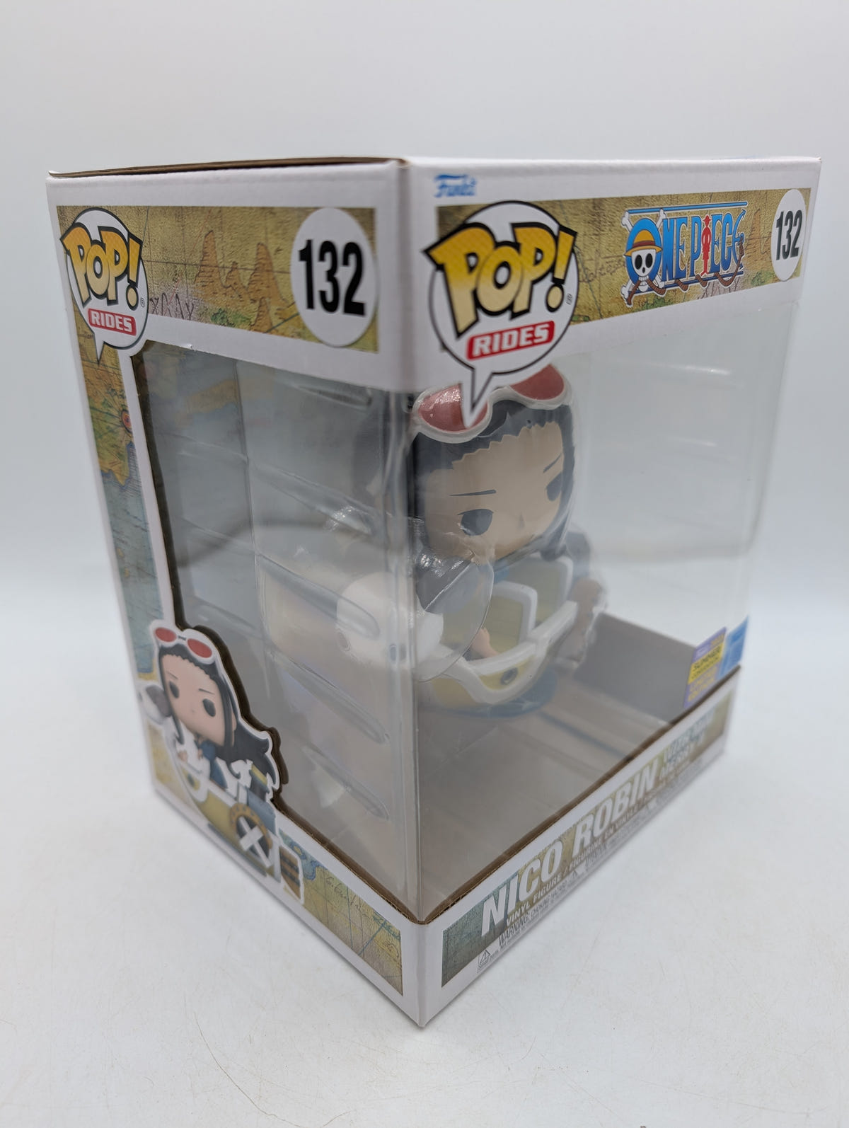 Funko POP! RIDES One Piece Nico Robin with Mini Merry II #132 2025 Summer Con, photo 8 image 8