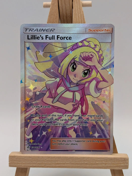 Lillie's Full Force - Pokemon TCG - Cosmic Eclipse - Ultra Rare 230/236 FRENLY BRICKS - Open 7 Days