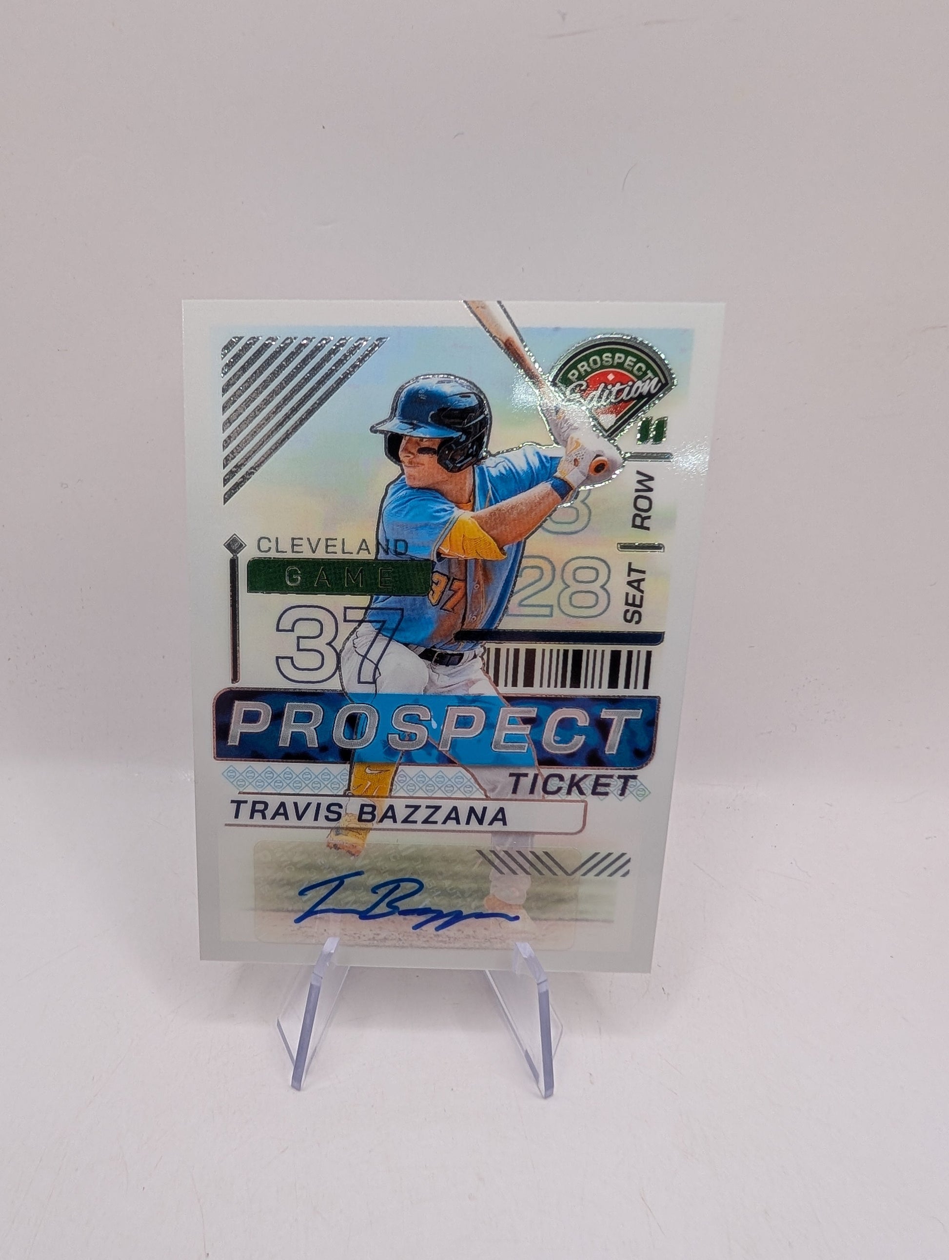 2024 Panini Prospect Edition Prospect Ticket Signatures 5 Travis Bazzana RC Auto FRENLY BRICKS - Open 7 Days