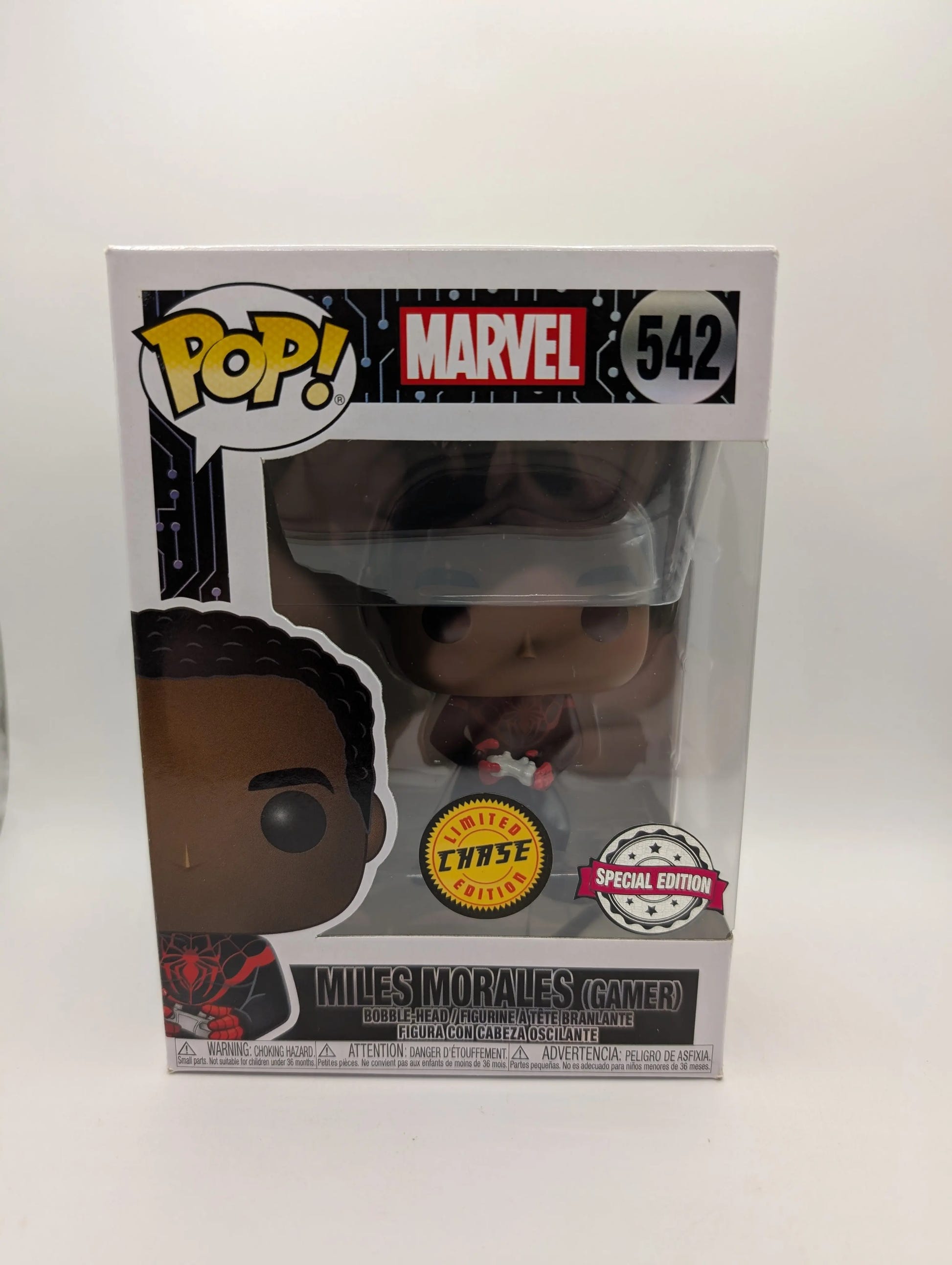 Funko Pop #542 Miles Morales(Marvel: Chase/Gamer) FRENLY BRICKS - Open 7 Days image 1