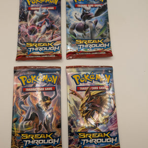 Pokemon TCG: (4) XY BreakThrough Booster Packs 2015 (Complete Art-Set) FRENLY BRICKS - Open 7 Days