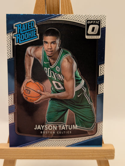 2017-18 PANINI DONRUSS OPTIC JAYSON TATUM RATED ROOKIE #198 RC BOSTON CELTICS FRENLY BRICKS - Open 7 Days