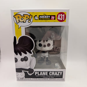 Funko Pop Plane Crazy #431 - Mickey The True Original 90 Years - Vaulted