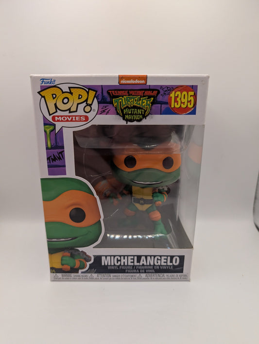 Funko Pop! TMNT: Michaelangelo Mutant Mayhem #1395 FRENLY BRICKS - Open 7 Days