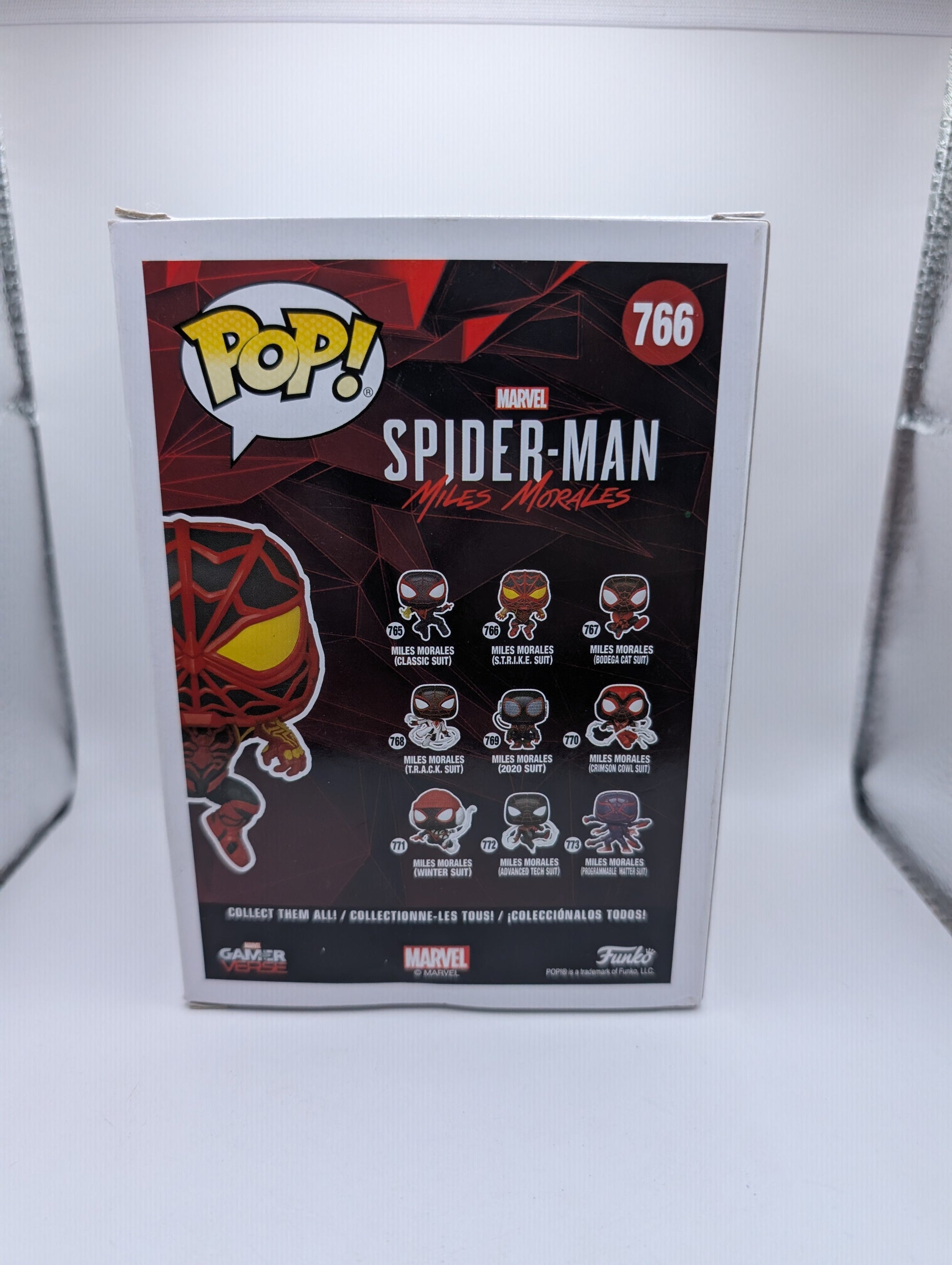 Funko Pop! Spider-Man  Miles Morales "S.T.R.I.K.E SUIT" number 766 FRENLY BRICKS - Open 7 Days
