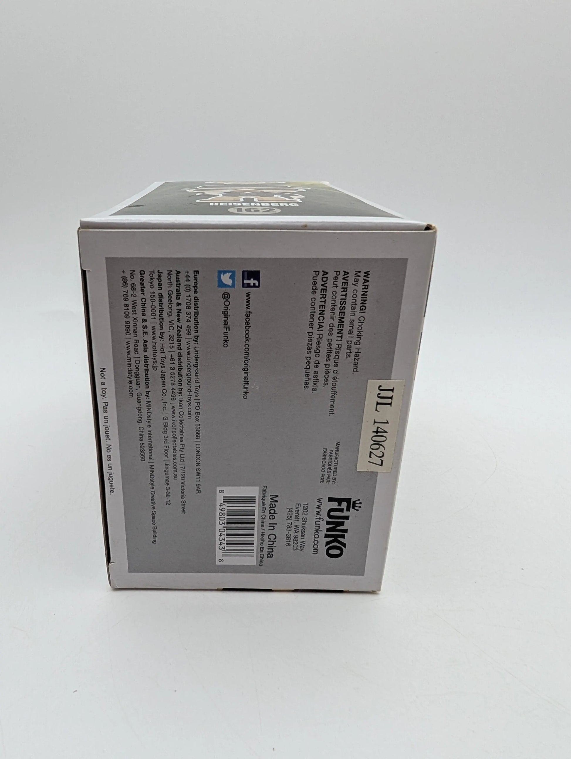 Heisenberg Pop 162 - Breaking Bad Funko Pop! 2014 - Vaulted FRENLY BRICKS - Open 7 Days