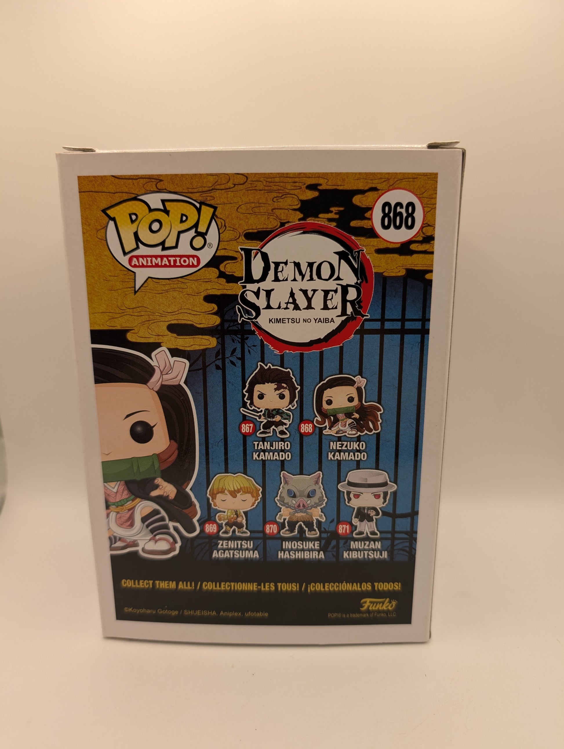 Animation Funko Pop - Nezuko Kamado - Demon Slayer - No. 868 Anime FRENLY BRICKS - Open 7 Days