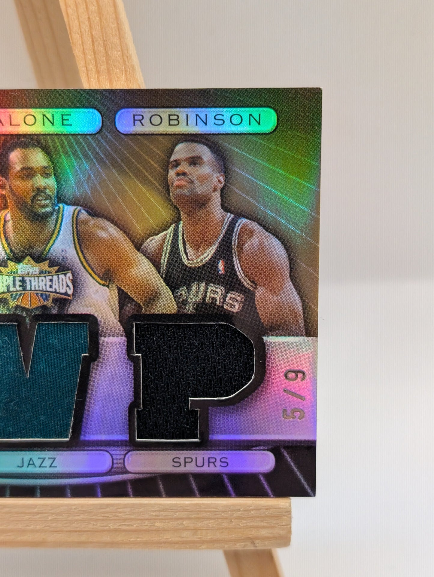 2007 Topps Threads SEPIA /9 RELICS COMBOS Shaquille Karl Malone David Robinson FRENLY BRICKS - Open 7 Days