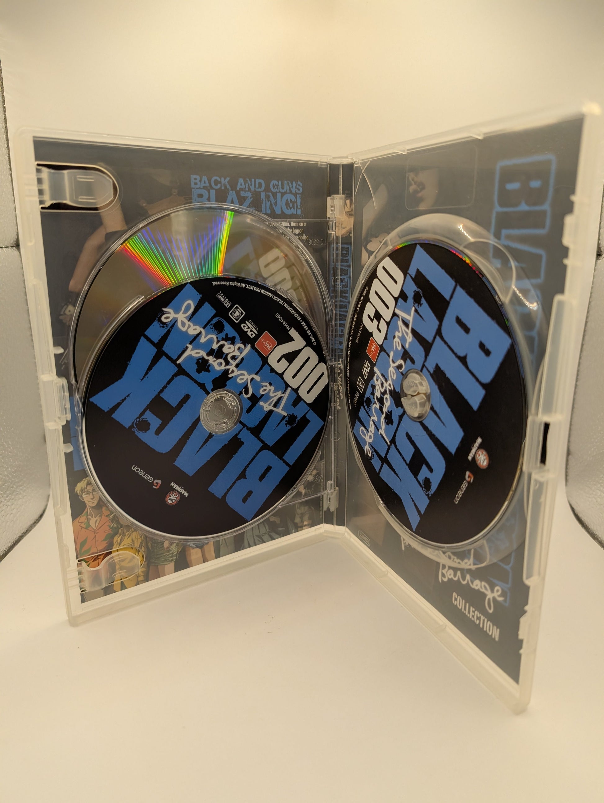 Black Lagoon - The Second Barrage - Season 2 - DVD collection used FRENLY BRICKS - Open 7 Days