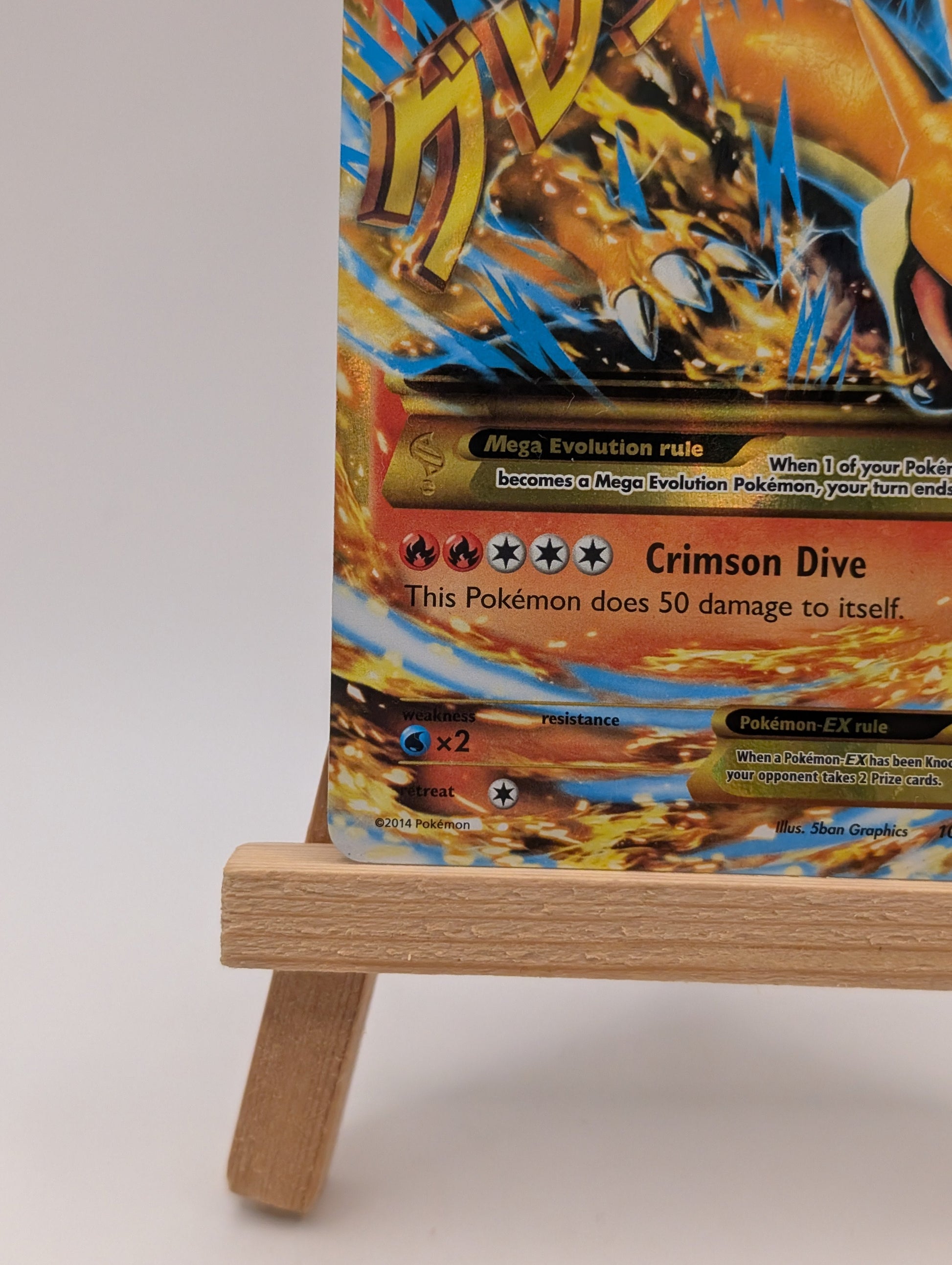 Pokemon M Charizard EX Y Mega Full Art Secret Rare Flashfire 107/106 FRENLY BRICKS - Open 7 Days