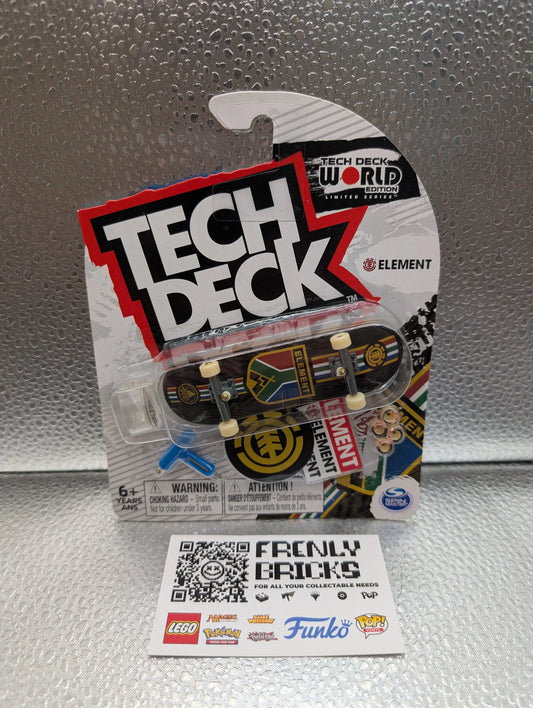 Tech Deck World Edition limited series fingerboard Element FRENLY BRICKS - Open 7 Days