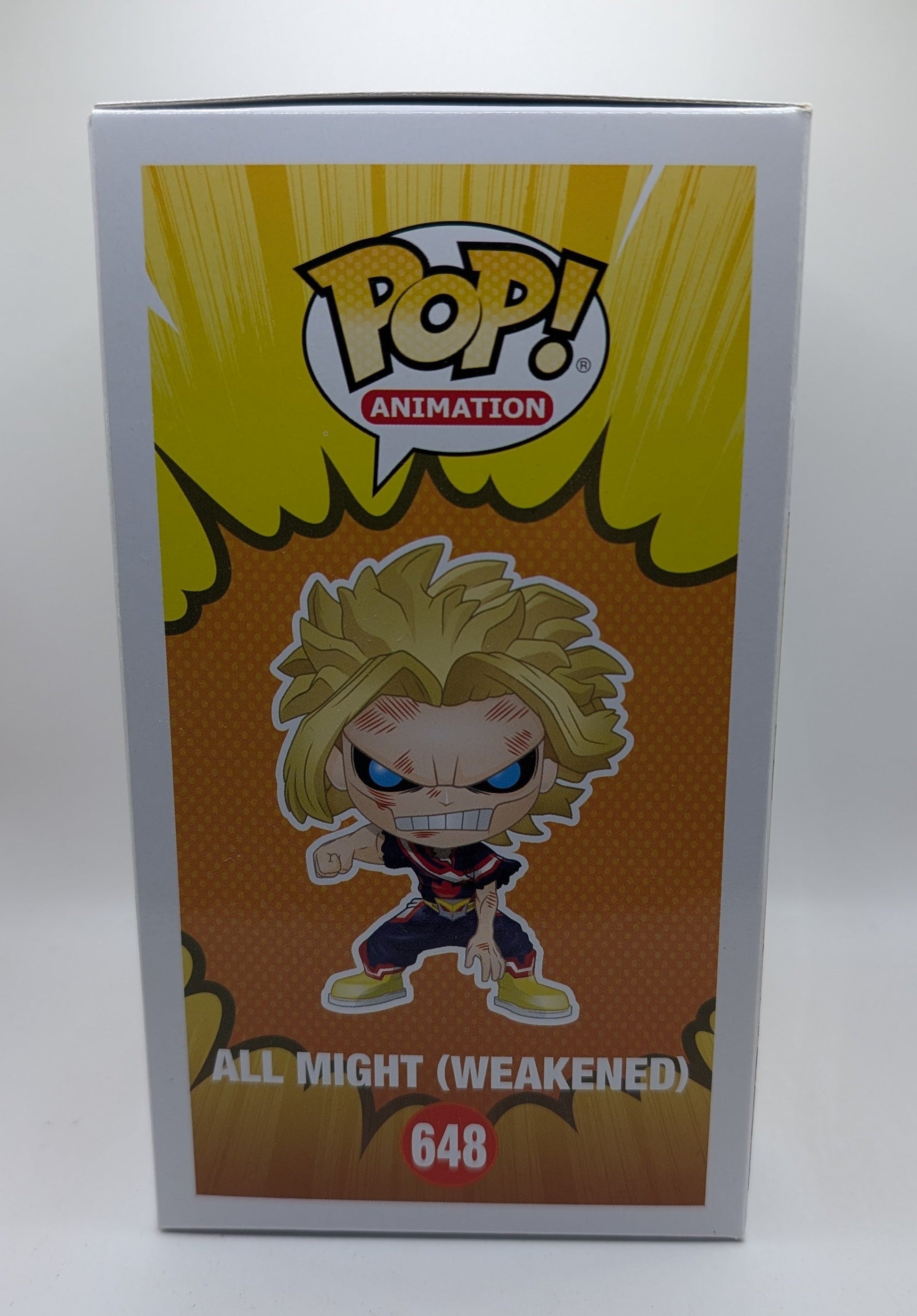 My Hero Academia - All Might (Weakened) #648 - Funko Pop! Vinyl - New FRENLY BRICKS - Open 7 Days