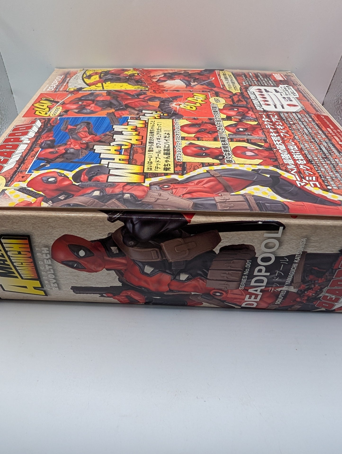 Amazing Yamaguchi No.001 Deadpool Figure - KAIYODO Japan broken seal FRENLY BRICKS - Open 7 Days