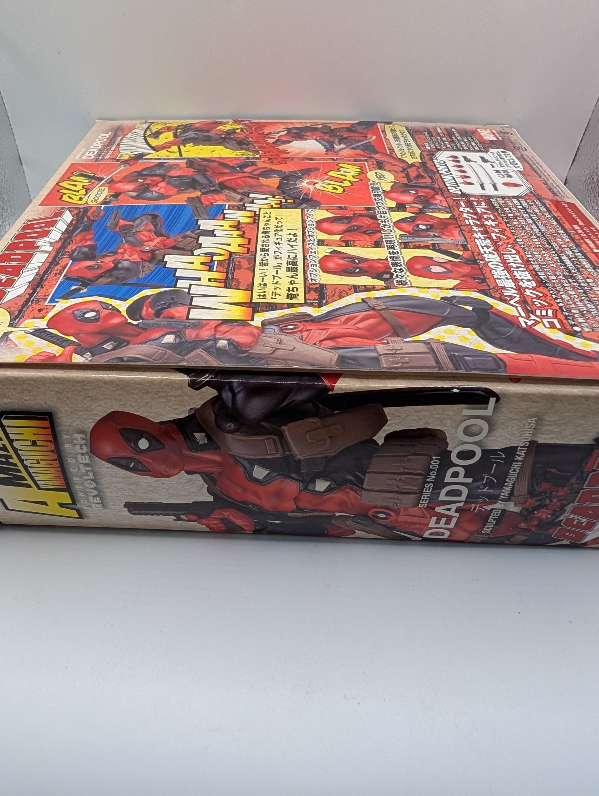 Amazing Yamaguchi No.001 Deadpool Figure - KAIYODO Japan broken seal FRENLY BRICKS - Open 7 Days