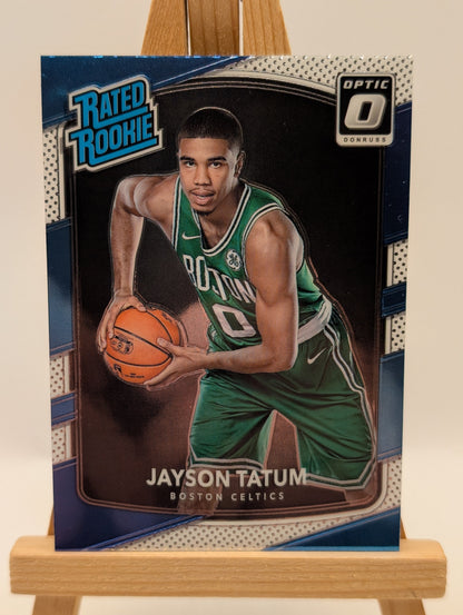 2017-18 PANINI DONRUSS OPTIC JAYSON TATUM RATED ROOKIE #198 RC BOSTON CELTICS FRENLY BRICKS - Open 7 Days