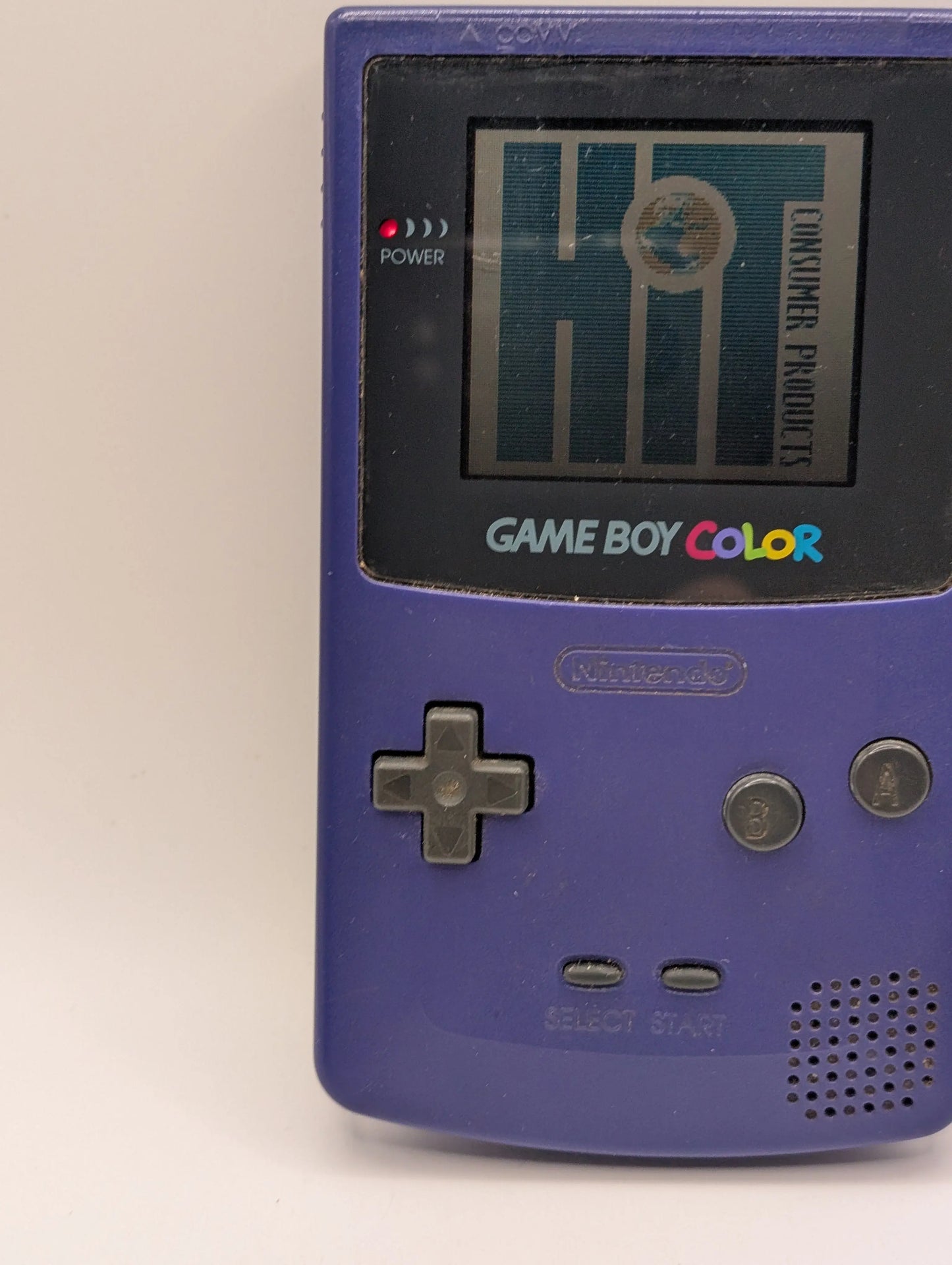Nintendo Game Boy Color Console CGB-001 - Grape Purple - Tested Working NO GAME INCLUDE FRENLY BRICKS - Open 7 Days