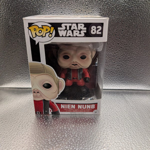 FUNKO Pop Vinyl Nien Nunb Star Wars #82 FRENLY BRICKS - Open 7 Days