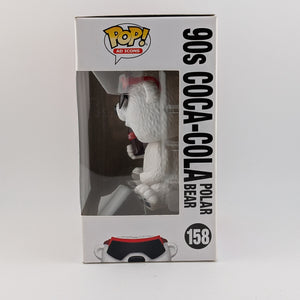 Funko POP! Tv Icons Coca-Cola #158 90s Coca-Cola Polar Bear Vinyl Collectable Rare FRENLY BRICKS - Open 7 Days