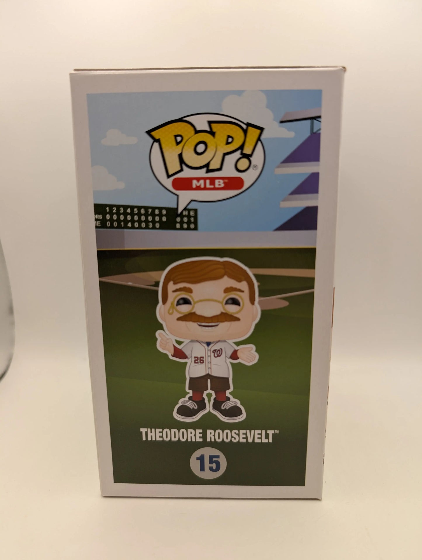 Theodore Roosevelt 15 ~ MLB Mascots: Washington Nationals ~ Funko Pop Vinyl FRENLY BRICKS - Open 7 Days