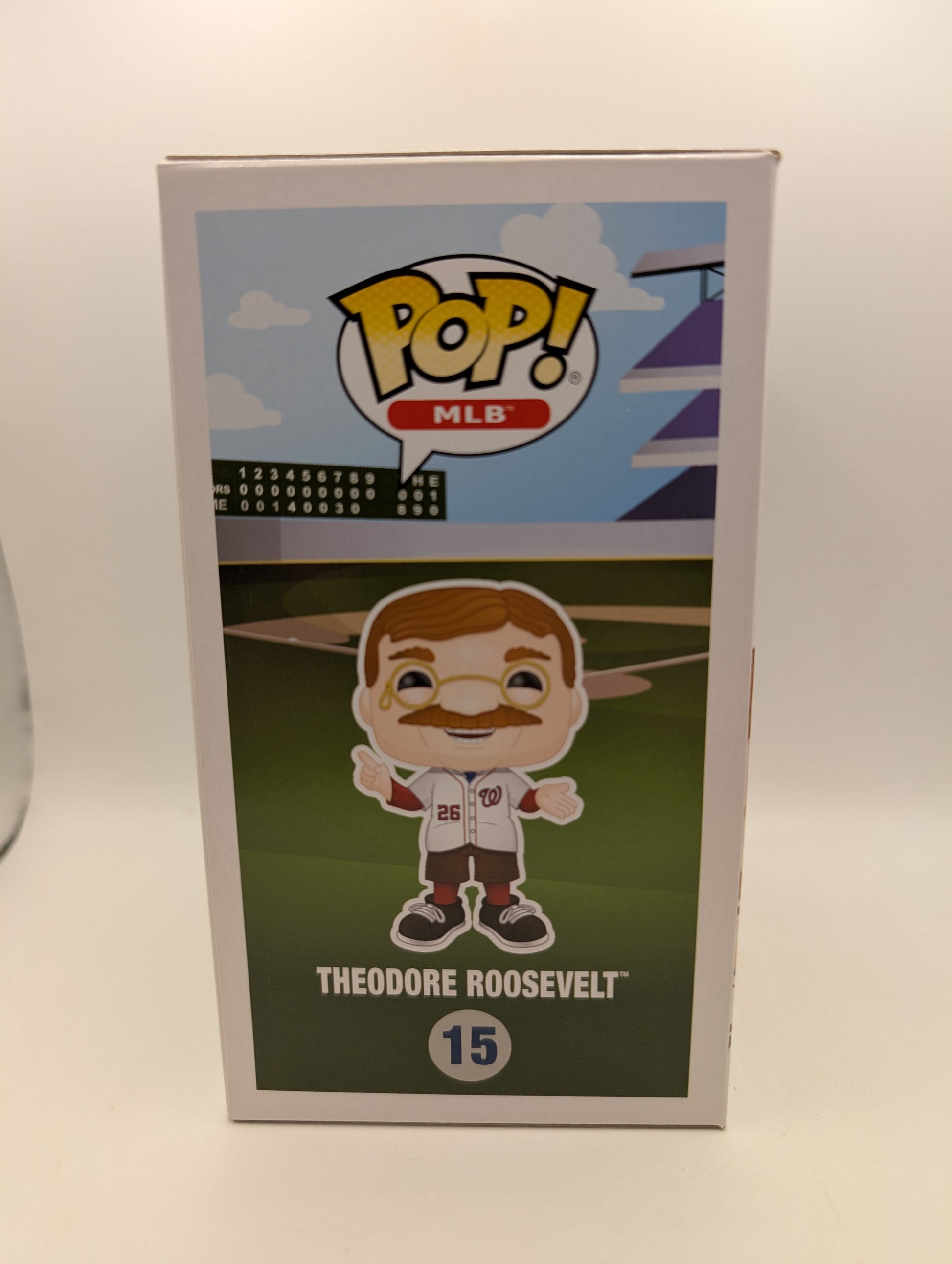 Theodore Roosevelt 15 ~ MLB Mascots: Washington Nationals ~ Funko Pop Vinyl FRENLY BRICKS - Open 7 Days