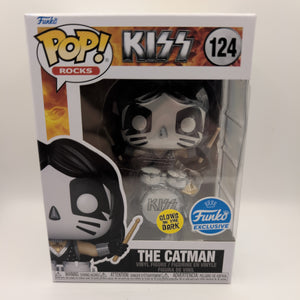 KISS, Funko Pop! #124, The Catman (Glow) | 2019, Vinyl Figure, Music, Drummer