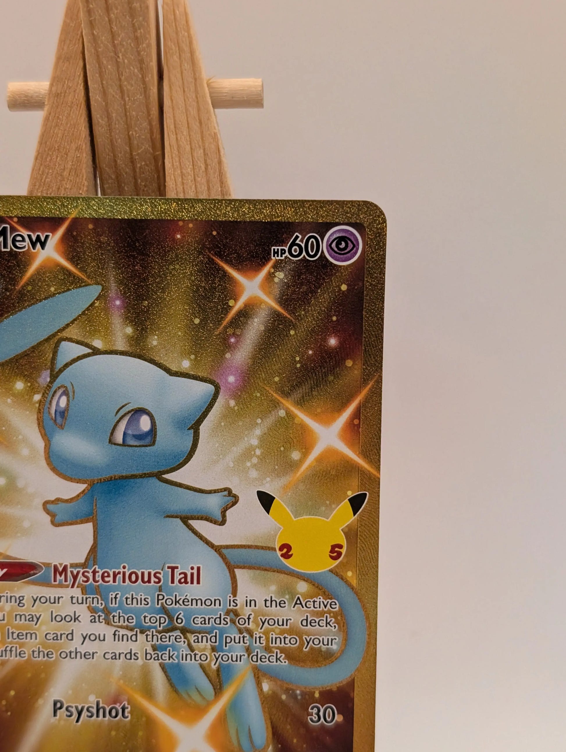 Mew 025/025 - Celebrations Rare Pokemon TCG Holo FRENLY BRICKS - Open 7 Days image 3