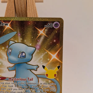 Mew 025/025 - Celebrations Rare Pokemon TCG Holo FRENLY BRICKS - Open 7 Days