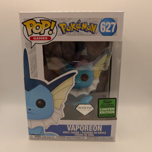 Funko Pop Vinyl Vaporeon Diamond 2021 Spring Convention Edition #627 FRENLY BRICKS - Open 7 Days