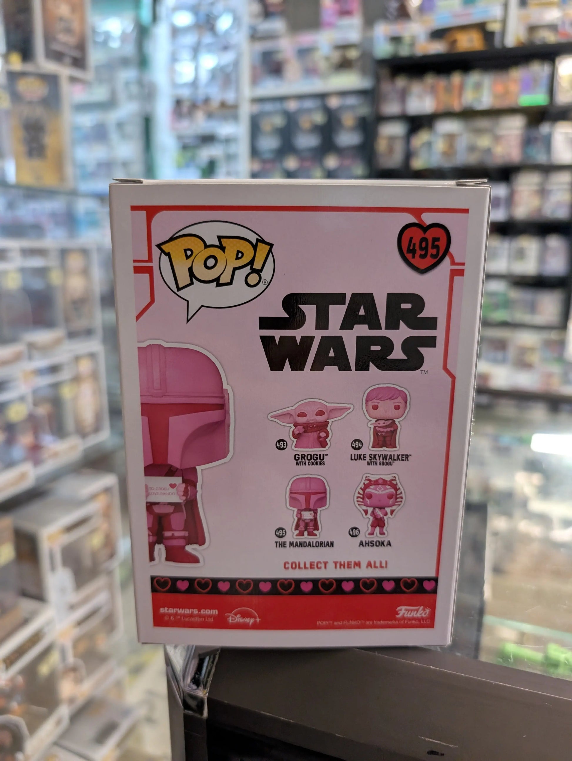 Funko Pop Star Wars #495 The Mandalorian Pink FRENLY BRICKS - Open 7 Days