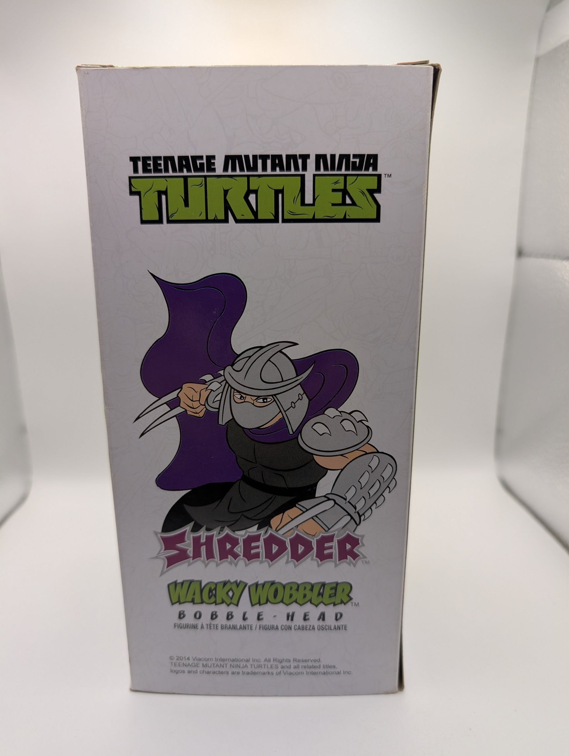 Teenage Mutant Ninja Turtles Shredder Wacky Wobbler RARE 2014 vintage MIB FRENLY BRICKS - Open 7 Days