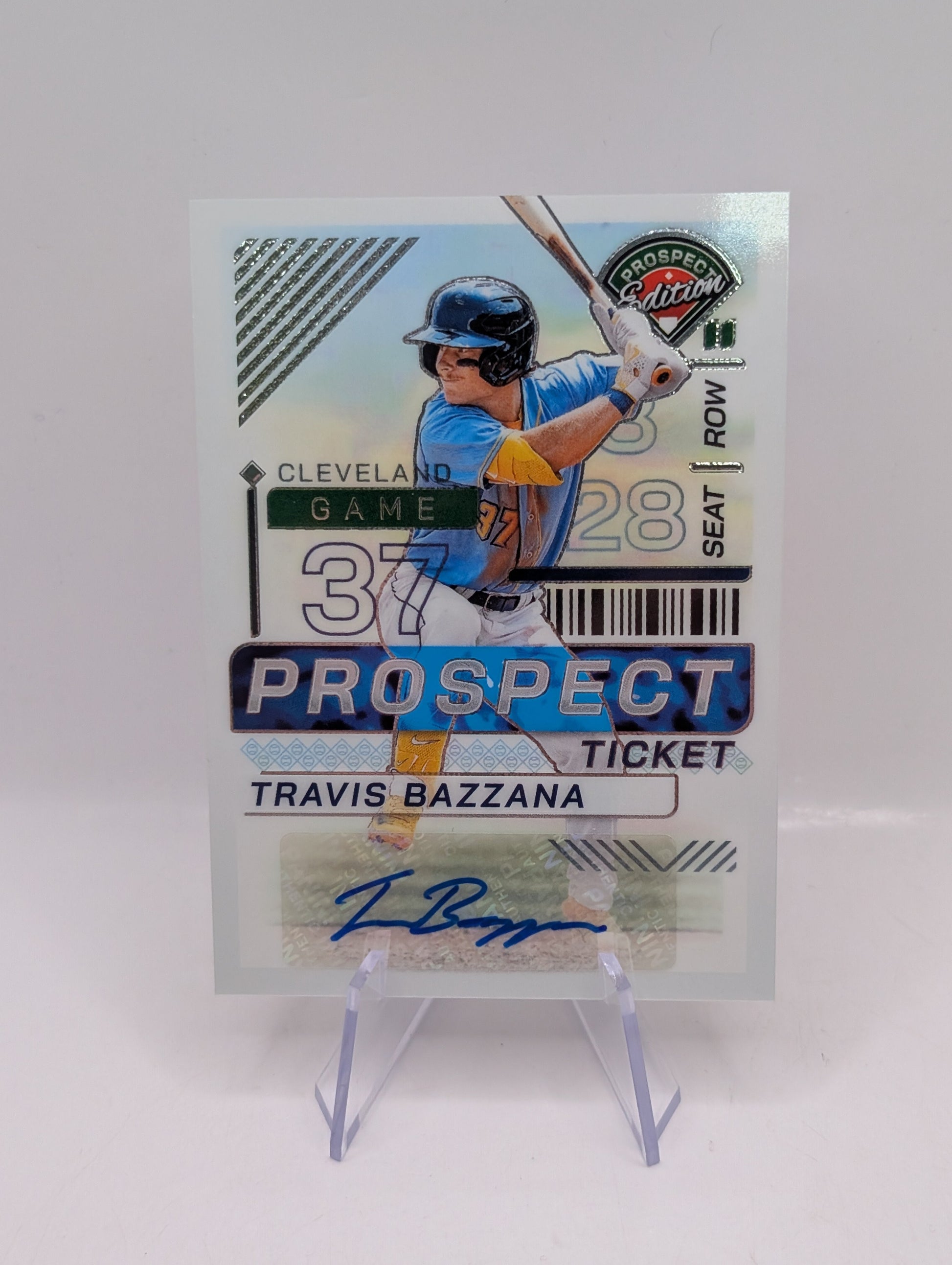 2024 Panini Prospect Edition Prospect Ticket Signatures 5 Travis Bazzana RC Auto FRENLY BRICKS - Open 7 Days