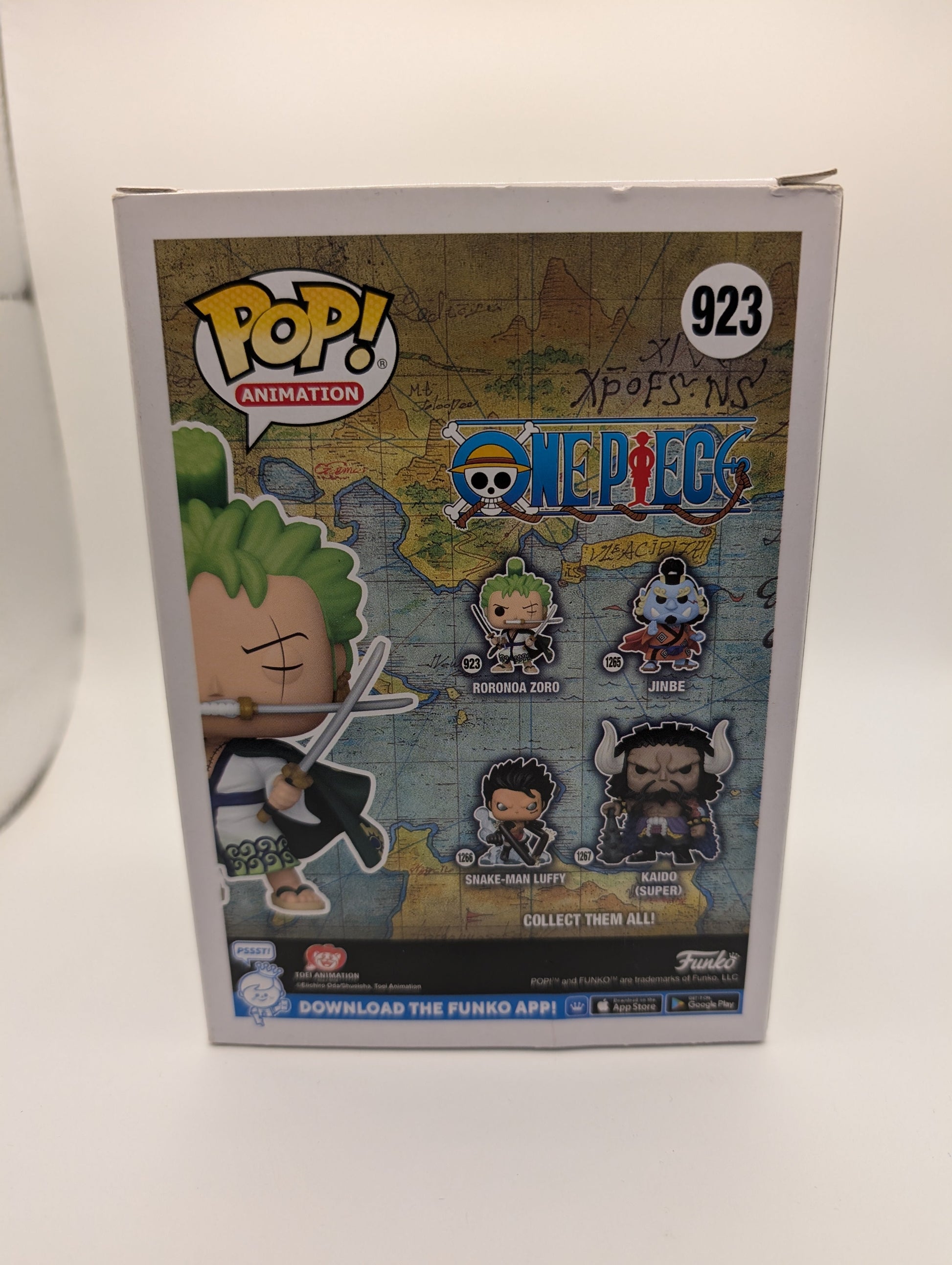 Roronoa Zoro 923 One Piece Funko Pop Vinyl FRENLY BRICKS - Open 7 Days