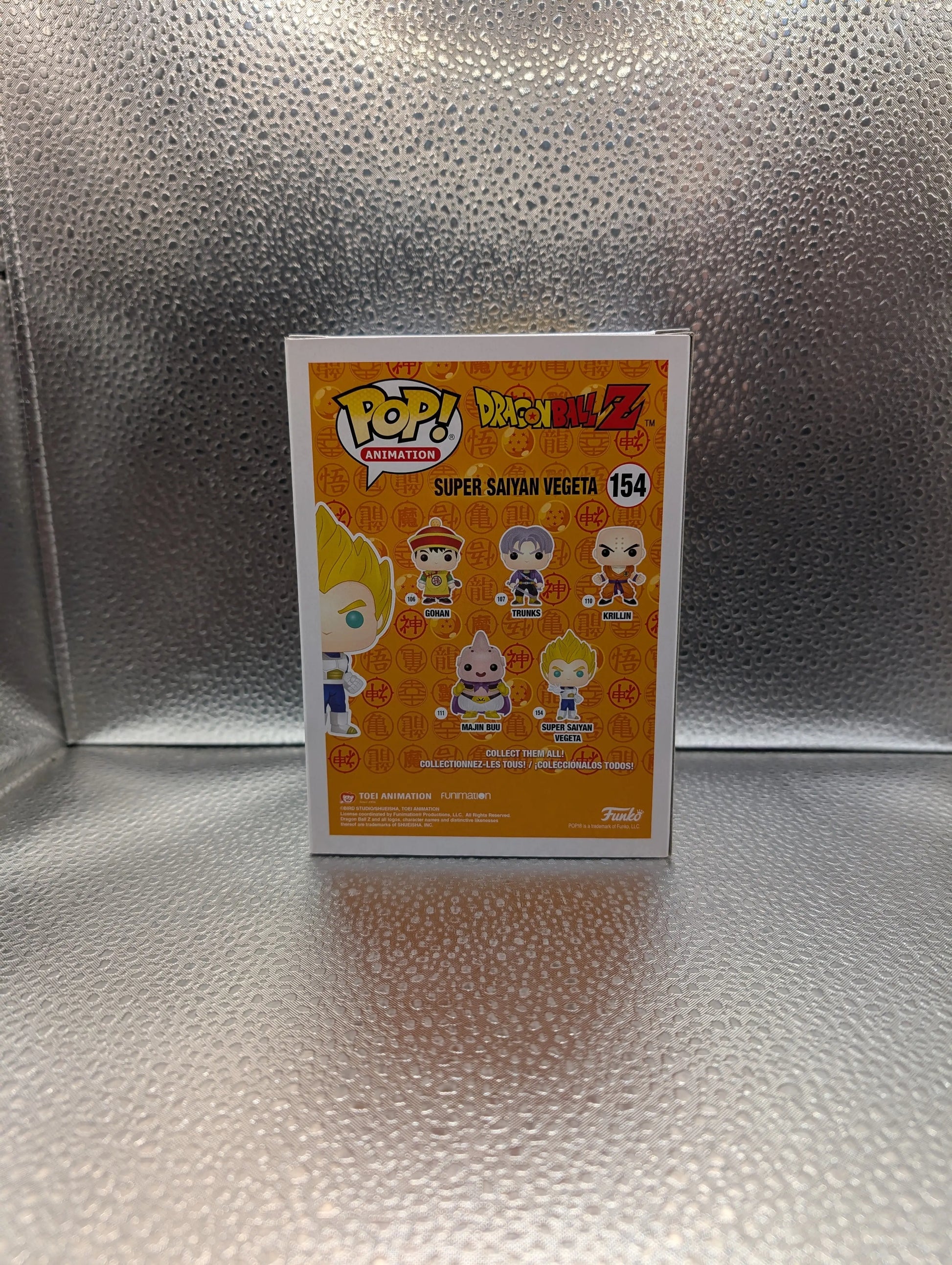 FUNKO Pop Vinyl Super Saiyan Vegeta #154 FRENLY BRICKS - Open 7 Days