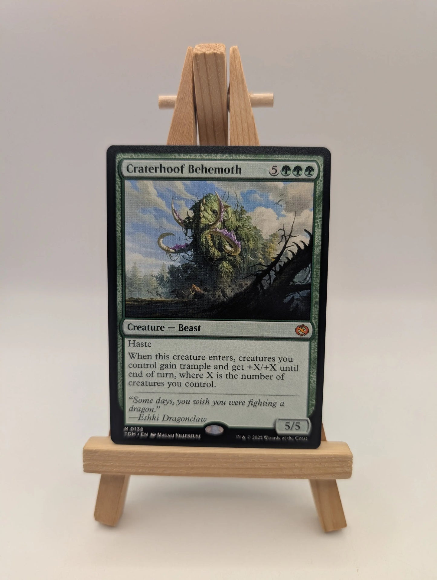 MTG - Craterhoof Behemoth - TDM Tarkir: Dragonstorm Mythic 0138 FRENLY BRICKS - Open 7 Days