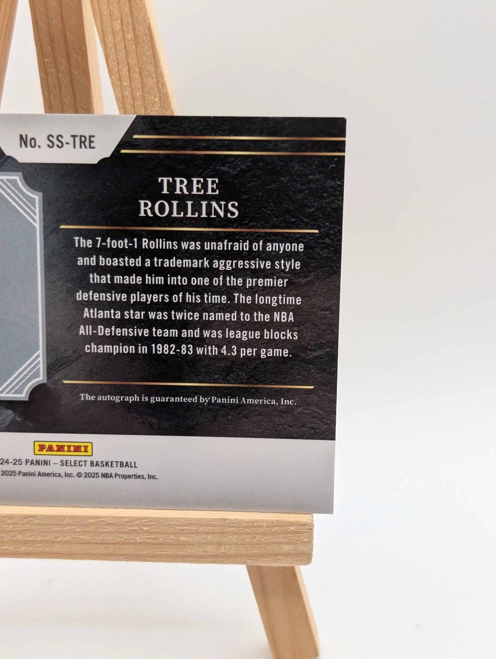 2024-25 Panini Select - Signature Selections Tree Rollins #SS-TRE (AU) /99 FRENLY BRICKS - Open 7 Days