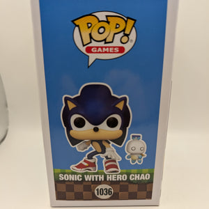 Funko Pop Sonic The Hedgehog Sonic with Chao #1036 Vinyl Figure