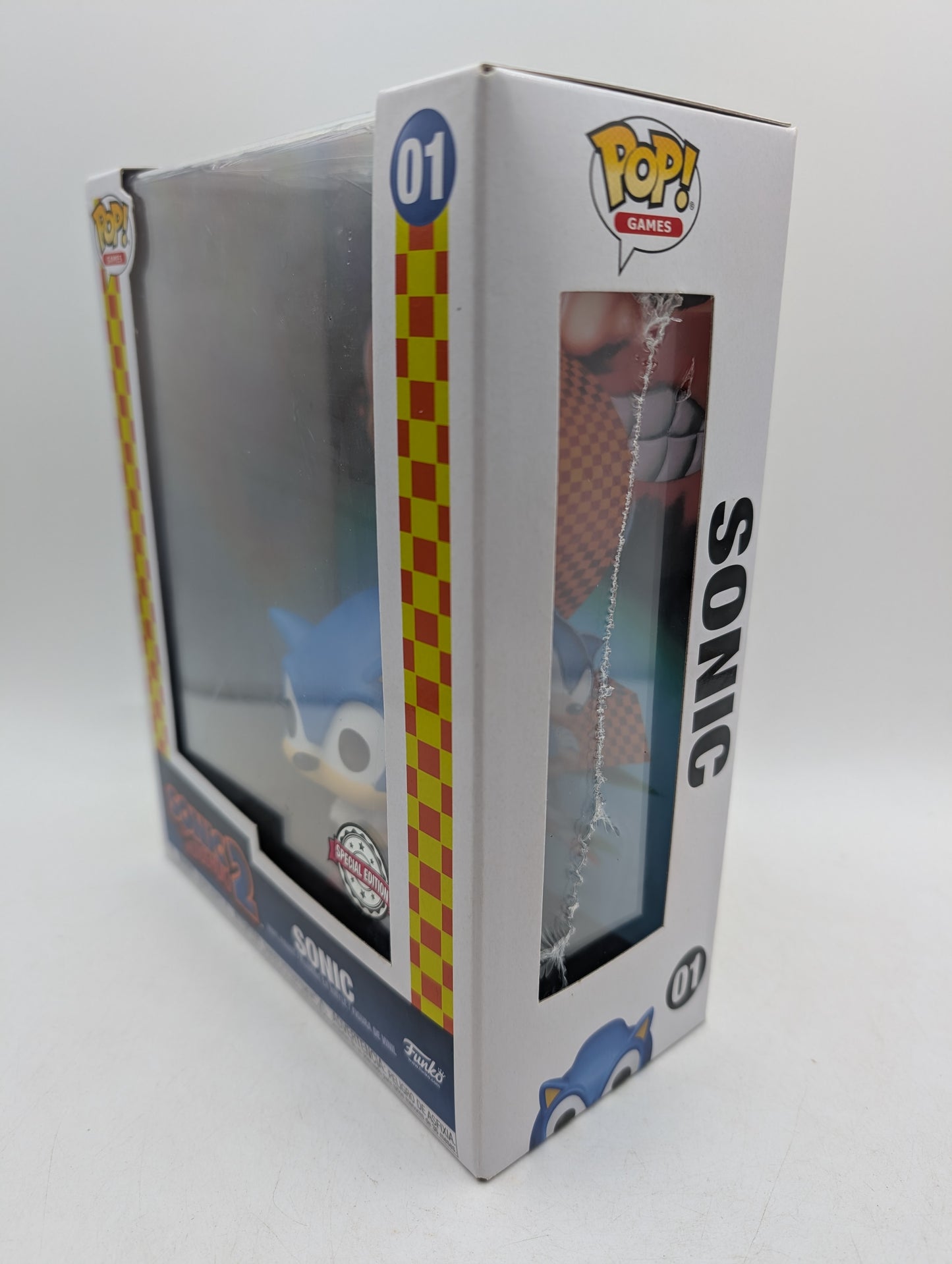 Funko Pop! Games Sonic The Hedgehog #01 Game Cover Special Edition Vinyl Figure
