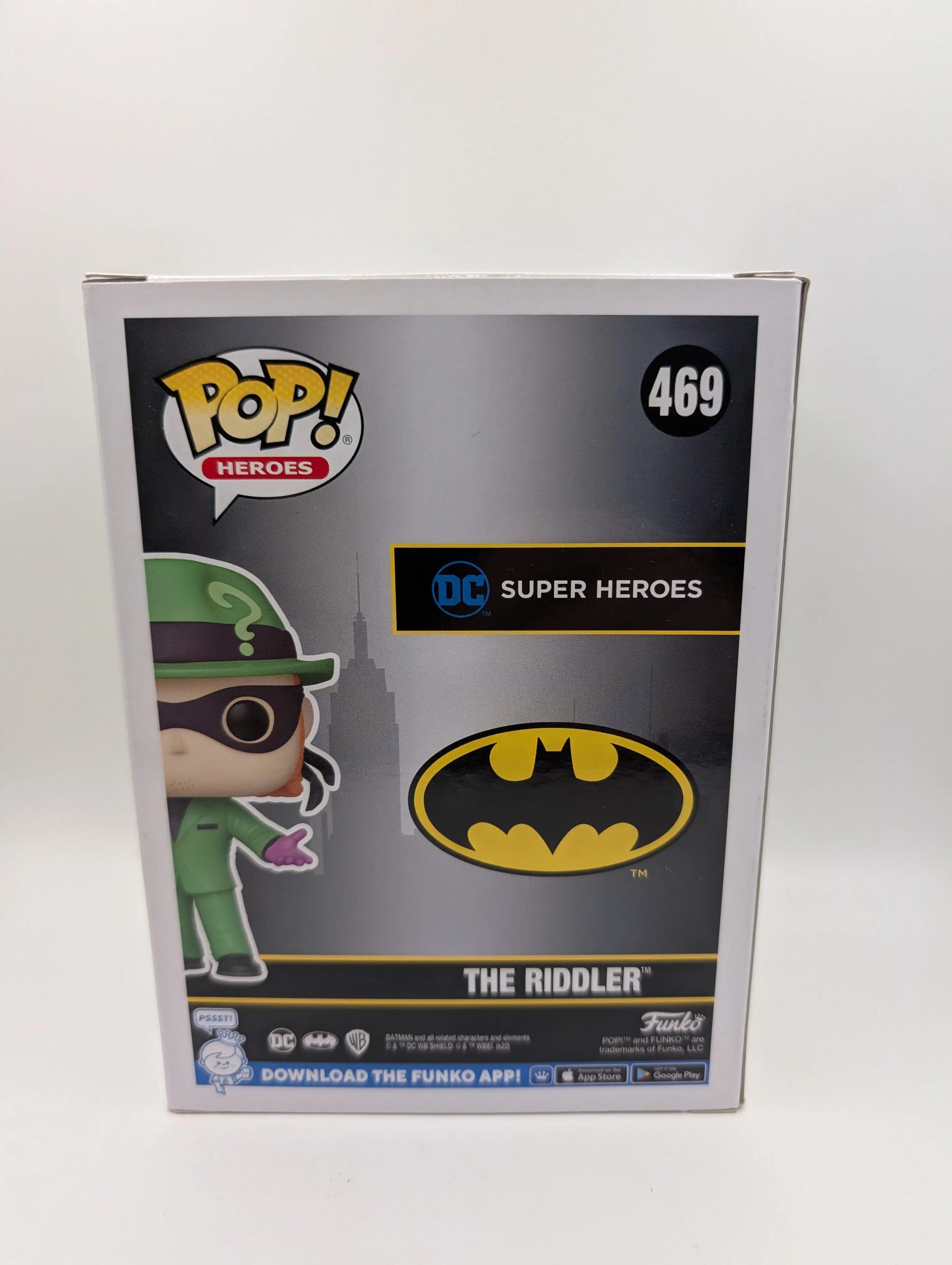 Batman - The Riddler Green Suit Pop! Vinyl Figure (RS) #469 Funko FRENLY BRICKS - Open 7 Days image 3