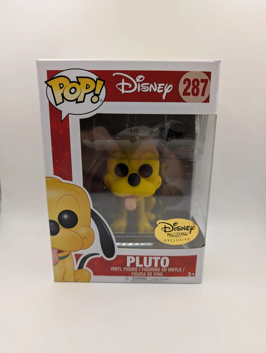 Funko Pop Pluto  #287 Disney Disney Treasures Exclusive  Vinyl Figure FRENLY BRICKS - Open 7 Days