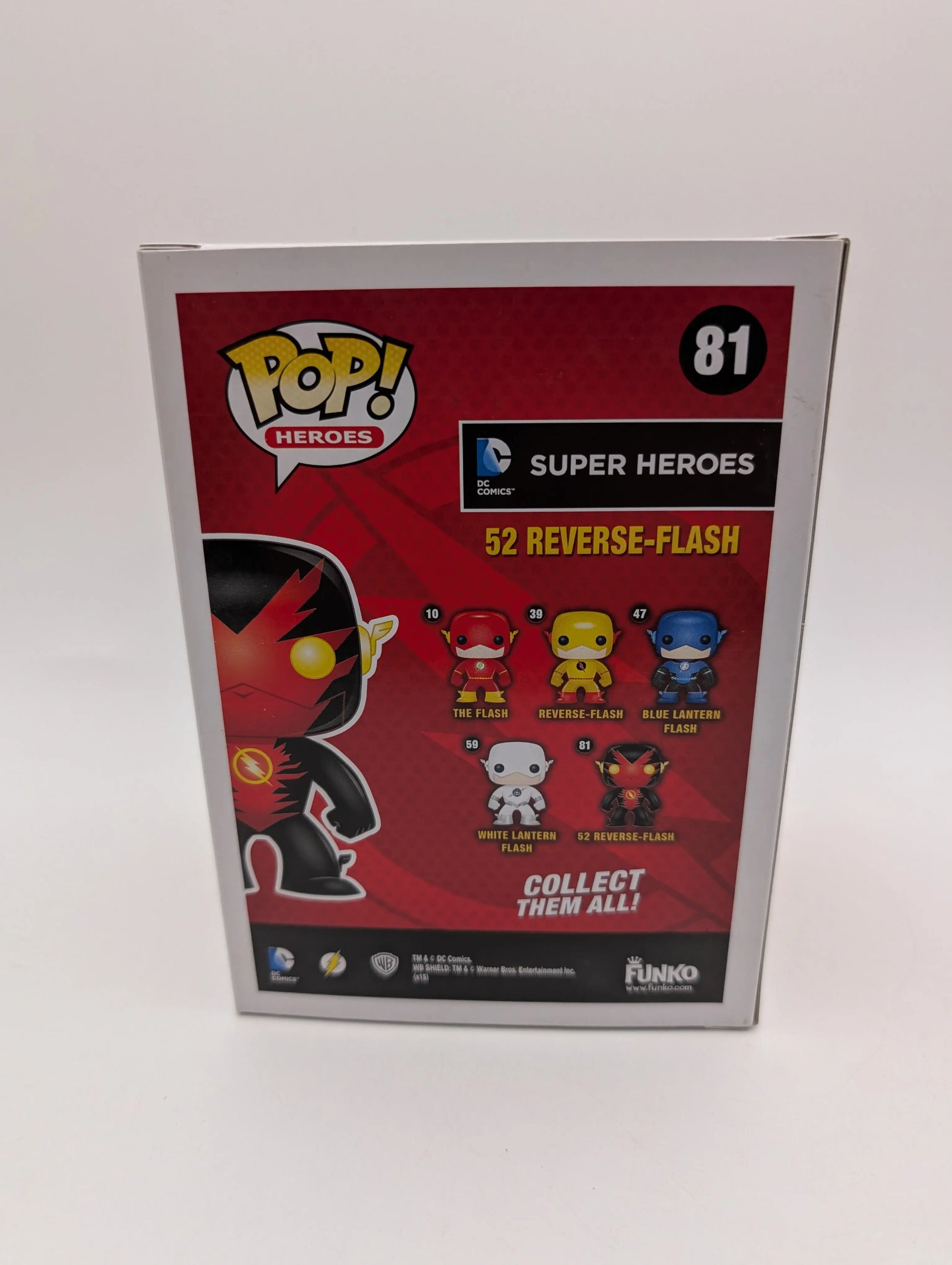 Funko Pop DC  52 Reverse Flash #81  VAULTED FRENLY BRICKS - Open 7 Days