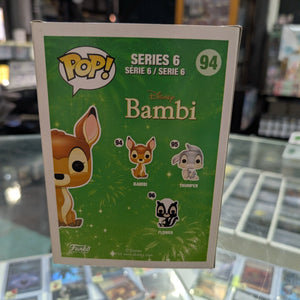 Disney Funko Pop - Bambi (Flocked) - Bambi - No. 94 FRENLY BRICKS - Open 7 Days