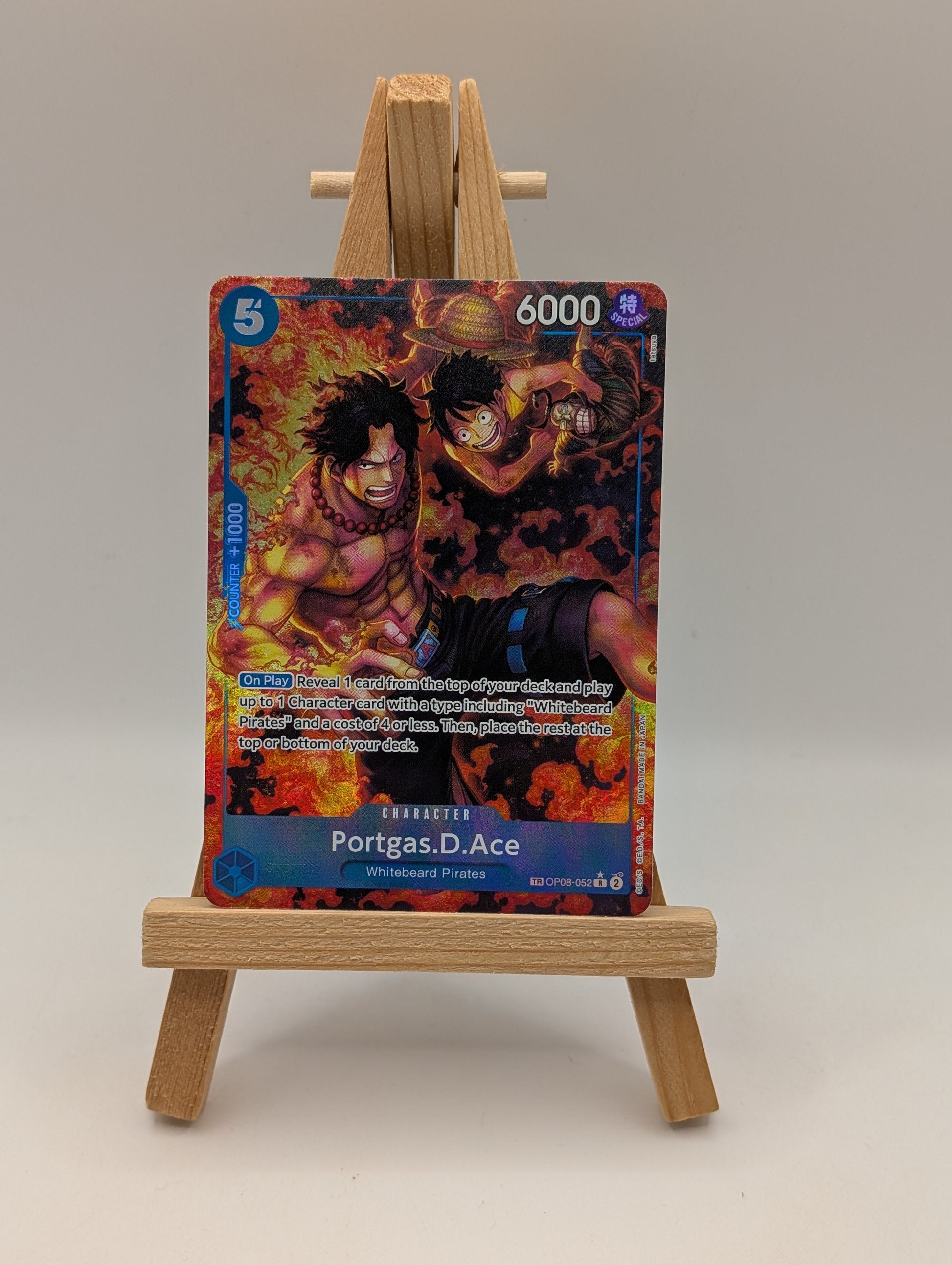 Portgas.D.Ace (TR) OP08-052 Royal Blood Foil One Piece tcg Treasure Ra FRENLY BRICKS - Open 7 Days Portgas.D.Ace (TR) OP08-052 Royal Blood Foil One Piece tcg Treasure Ra FRENLY BRICKS - Open 7 Days