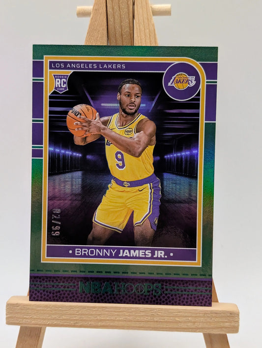 2024-25 BRONNY JAMES JR /99 PANINI HOOPS ROOKIE RC #280 FRENLY BRICKS - Open 7 Days