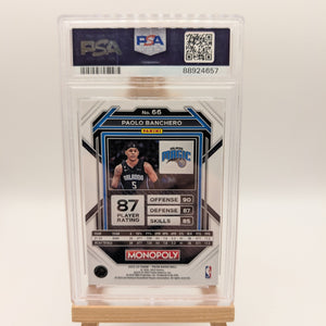 2022/23 Prizm Monopoly Rookie Signed PAOLO BANCHERO #66 Autograph PSA 10 FRENLY BRICKS - Open 7 Days