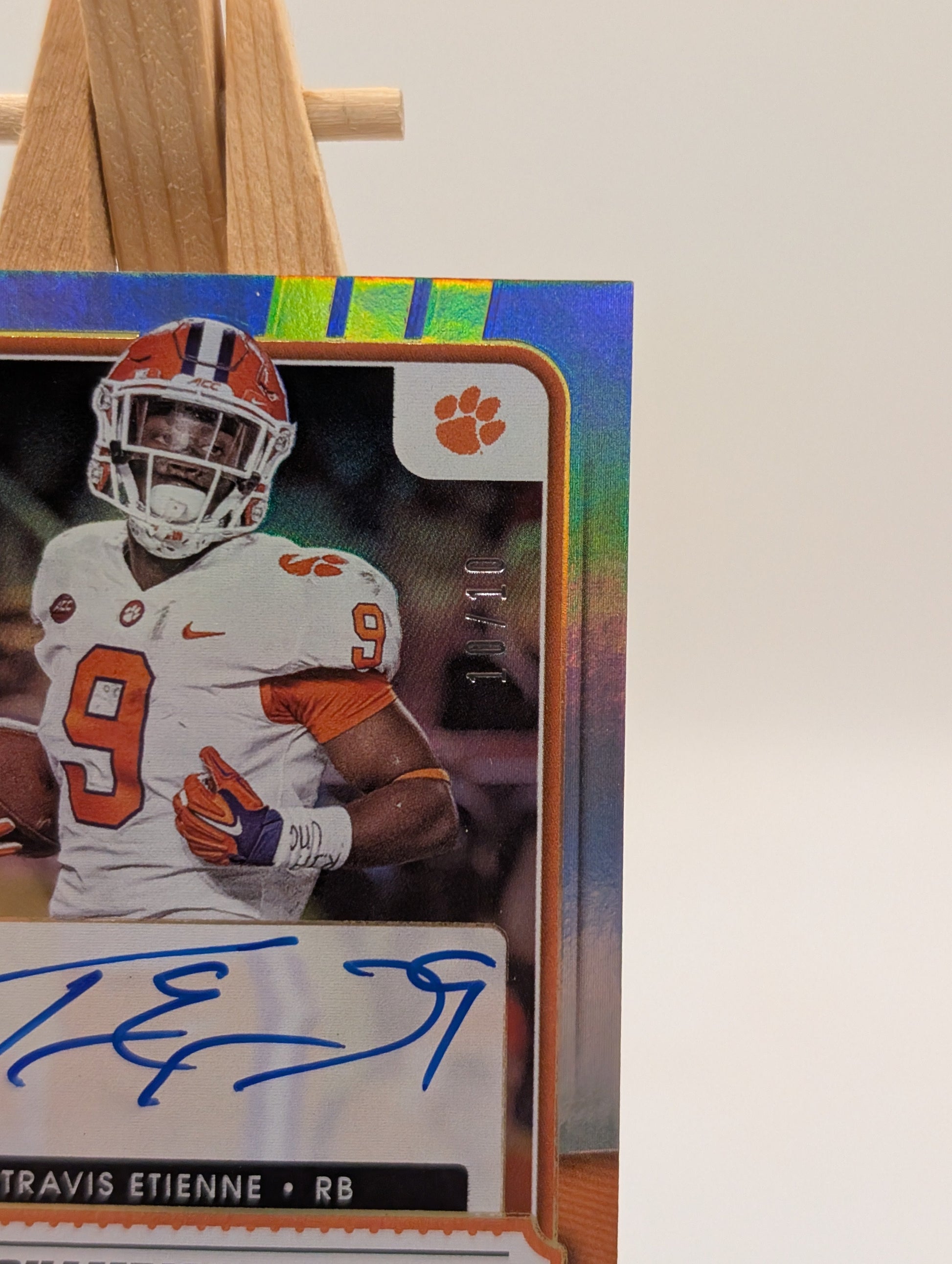 2021 Panini Contenders TRAVIS ETIENNE RC  Auto 10/10 On card Rookie College FRENLY BRICKS - Open 7 Days