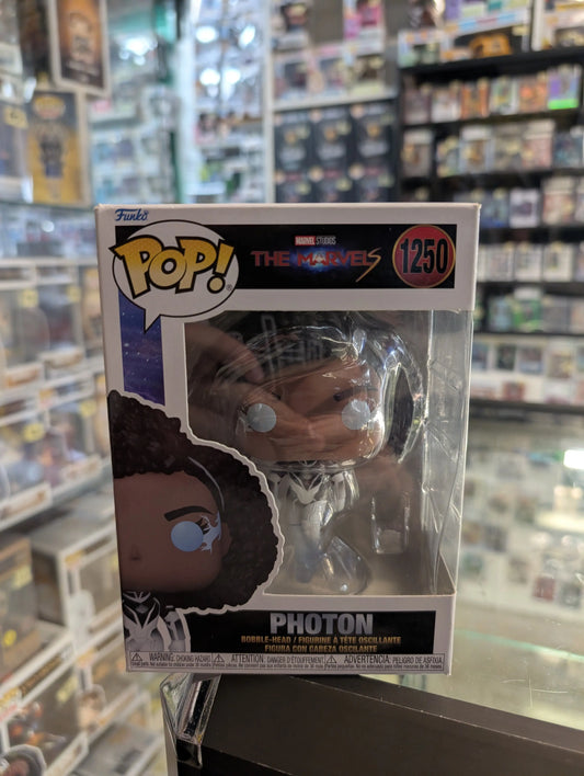 Funko Pop Movies the Marvels 2023 Photon Vinyl Figure 1250 FRENLY BRICKS - Open 7 Days