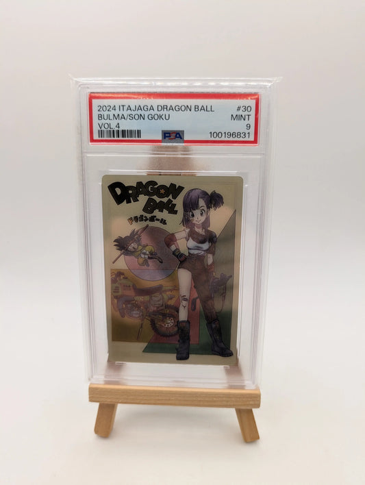PSA9 ITAJAGA DRAGON BALL VOL.4 28 BULMA/SON GOKU FRENLY BRICKS - Open 7 Days