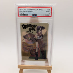 PSA9 ITAJAGA DRAGON BALL VOL.4 28 BULMA/SON GOKU FRENLY BRICKS - Open 7 Days